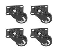 outdoorm Rueda Universal de 4 Piezas, Resistente al Desgaste, PVC, Ahorro de Mano de Obra, Rueda Giratoria de Alta dureza y Larga duración