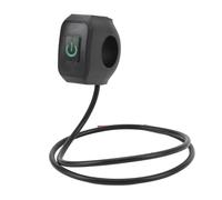 outdoorm Tamaño del Faro de la bocina del Interruptor de la Motocicleta Universal Impermeable para los jarras del Faro para Jinetes versátiles (Luz Verde)
