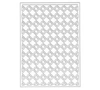 outdoorm Troquel de corte en relieve con patrón de flores, máquina troqueladora de metal de acero al carbono para álbum de recortes, tarjeta de invitación, álbum de fotos