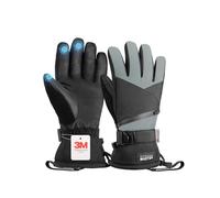 OutdoorMaster 3M Thinsulate - Guantes de Nieve para Mujer y Hombre, Guantes de Snowboard cálidos para Invierno, Impermeables, térmicos con Doble Bolsillo para esquí, Snowboard, Deportes de Invierno