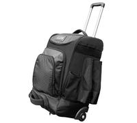OutdoorMaster Rockblack - Mochila con Ruedas y 4 Bolsillos para Bate de béisbol, Rockblack, Talla única, Bolsa de béisbol con Ruedas