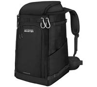 OutdoorMaster Ski Boot Bag, 65L Snowboard Boots Travel Backpack for Helmet, Ski Shoes, Goggles, Gloves, and Accessories, Waterproof Exterior & Bottom