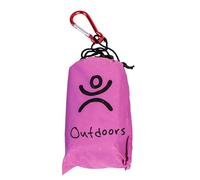 Outdoors Fun Manta de playa antiarena 150x140cm ideal para 2 personas, práctica y fácil de instalar, manta impermeable, alfombra portátil, alfombra camping, manta senderismo (rosa/gris), PM001