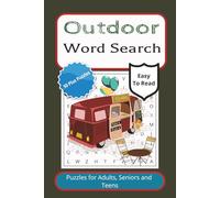 Outdoors Word Search Puzzle Book: Word Searches with Easy to Read Print about Outdoors, Camping, Wilderness, and More | 6x9 110 Pages | 50+ ... Holidays, Vacations, Birthdays and Free Times