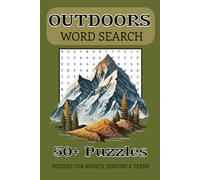 Outdoors Word Search Puzzle Book: Word Searches with Easy to Read Print about Outdoors, Nature, Oustside, and More | 6x9 inches, 108 pages | 50+ ... Gift for Vacations, Holidays, and Free Times