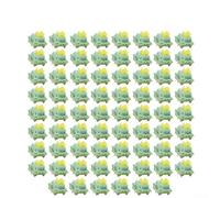 Outemu V2/V3 - Teclado mecánico prelubricado, interruptores lineales silenciosos, estabilizado de 5 pines para una escritura suave y un funcionamiento silencioso, paquete de 70 (B)