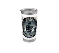 Outer Banks Carolina del Norte desde 1587 Barco de tormenta vintage Vaso térmico de acero inoxidable de doble pared