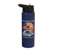Outer Banks Carolina del Norte Stainless Steel Insulated Water Bottle