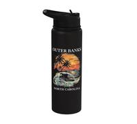 Outer Banks Carolina del Norte Stainless Steel Insulated Water Bottle
