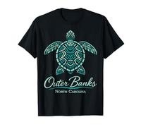 Outer Banks Mandala Tortuga Carolina Tropical Beach Camiseta