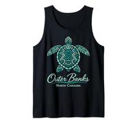 Outer Banks Mandala Tortuga Carolina Tropical Beach Camiseta sin Mangas