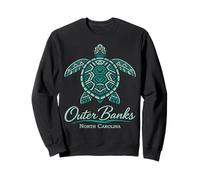 Outer Banks Mandala Tortuga Carolina Tropical Beach Sudadera