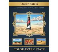 Outer Banks North Carolina Coast: Adult Coloring Book: A North Carolina Coloring Book
