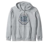 Outer Banks North Carolina Shark | Visita OBX Merch Vacaciones Sudadera con Capucha