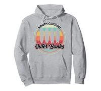 Outer Banks OBX. Retro Surfer Bus Vintage Van - Surf Sudadera con Capucha