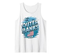 Outer Banks USA Diseño de Cangrejo costero Camiseta sin Mangas