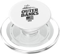 Outer Banks USA Diseño de Cangrejo costero PopSockets PopGrip para MagSafe