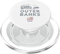 Outer Banks USA Diseño de Cangrejo costero PopSockets PopGrip para MagSafe