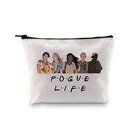 Outer Pogue Life Banks - Bolsa de maquillaje con cremallera OBX North Carolina Friends John B JJ Pope Kiara para mujer, beige, Estuche de belleza