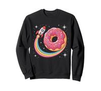 Outer Space Donut Rainbow Kids Planet Galaxy Day Niños Niñas Sudadera