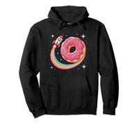 Outer Space Donut Rainbow Kids Planet Galaxy Day Niños Niñas Sudadera con Capucha