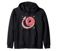 Outer Space Donut Rainbow Kids Planet Galaxy Day Niños Niñas Sudadera con Capucha