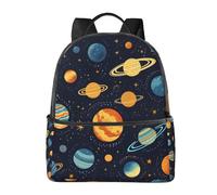 Outer Space Planet - Mochila para mujeres y hombres, sistema solar, mochila escolar para adolescentes, mochila casual para la universidad, viajes y trabajo