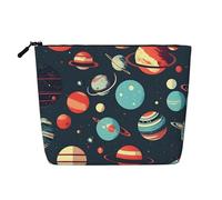 Outer Space Planet - Neceser de viaje versátil, perfecto para uso diario y viajes de negocios, Black, Talla única, Neceser