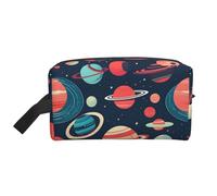Outer Space Planets - Bolsas de cosméticos para mujer, bolsa de maquillaje pequeña para bolso, bolsa de maquillaje de viaje con cremallera, Planetas del Espacio Ultraterrestre, Talla única