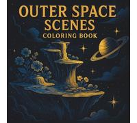 Outer Space Scenes Coloring Book: A Sci-Fi and Fantasy Coloring Book for Teens and Adults Featuring Galaxy Scenes, Surreal Outer Space Art, and Mindful Line Drawings