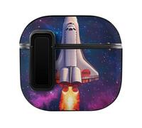 Outer-Space Spaceship - Funda protectora para auriculares de PC compatible con AirPods 4