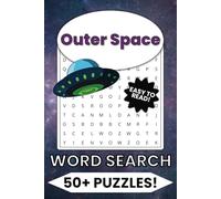 Outer Space Word Search Puzzle Book: Word Searches with Easy to Read Print about Outer Space, Planets, Aliens, and More | 6x9 Inches, 110 pages | 50+ ... Gifts for Vacations, Holidays and Free Time