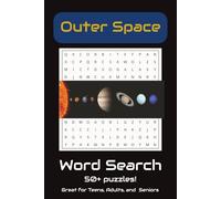 Outer Space Word Search Puzzle Book: Word Searches with Easy to Read Print about Outer Space, the Solar System, Stars, and More! | 6x9 inches, 110 ... Gift for Plane Rides, Holidays, and Vacations