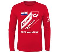 Outerstuff Camiseta unisex de manga larga para niños de la Copa Mundial de la FIFA