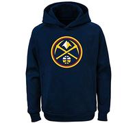 Outerstuff Sudadera con capucha y logo primario de la NBA, color del equipo juvenil, M, Denver Nuggets Navy