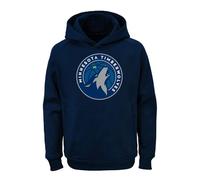 Outerstuff Sudadera con capucha y logotipo primario de la NBA Youth Team Color Performance, Minnesota Timberwolves Marina, 10-12