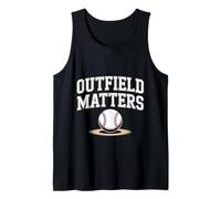 Outfield Matters Béisbol Jardinero Atleta Deportes |- Camiseta sin Mangas