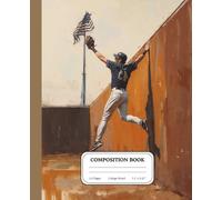 Outfield Wall Catch Baseball Notebook | Home Run Robbery Action Journal | Sports Composition Book for Students Players and Fans: Lined writing pages ... timing, and game changing defensive plays