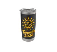 Outfit Gafas de Sol Tenerife 2026 Tenerife 2026 Vaso térmico de acero inoxidable de doble pared