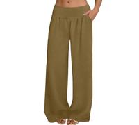 Outfits Elegantes con Jeans Anchos Harem Los Vaquero Sastre El Tacticos Sintetica Botones Convertible Cruzado Yogui Quema Cordones Marrón Chubasquero Cafe Originals Sudar