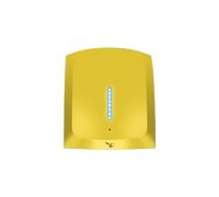 OUTFYT A904 Secador de Manos for baño doméstico de Hotel de inducción Totalmente automático, Secadora de Manos fría y Caliente de 1800 W de Potencia Blanco/Dorado,Secado rápido(Amarillo)