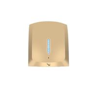 OUTFYT A904 Secador de Manos for baño doméstico de Hotel de inducción Totalmente automático, Secadora de Manos fría y Caliente de 1800 W de Potencia Blanco/Dorado,Secado rápido(Dark Grey)