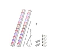 OUTFYT DIY LED Grow light Bar Sunlike Purple Red 4000K Growing Lamp for Indoor Plant Greenhouse,Ahorro de energía(Sunshine 2Pcs)