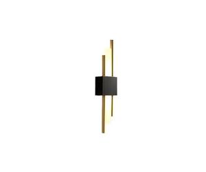 OUTFYT Lámpara Led de pared cobre nórdico, lámpara interior for mesita noche, dormitorio, escalera, pasillo, sala estar, candelabro diario moderno, decoración del hogar,Uso duradero