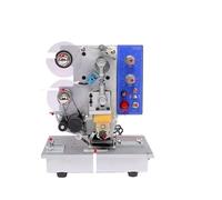 OUTFYT Máquina de impresión Fecha Cinta, máquina codificación caducidad Lote, Impresora inyección Tinta, Estampado en Caliente,Multisuperficie