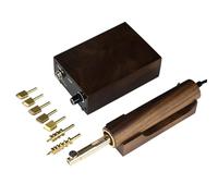 OUTFYT Máquina for marcar Bordes de Cuero en Caliente, Calentador latón for Sellos, Herramientas Sellado Hierro for marroquinería, Estampado, 72 W,Multisuperficie