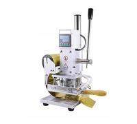 OUTFYT Máquina Manual de Repujado con guía Deslizante posicionamiento for Cuero, máquina Estampado en Caliente, Bronceado,Multisuperficie(90D-100x130MM)