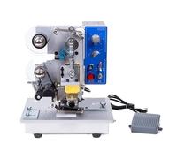 OUTFYT Máquina semiautomática de codificación Fecha Cinta Impresora for impresión Bolsas plástico y Estampado en Caliente,Multisuperficie