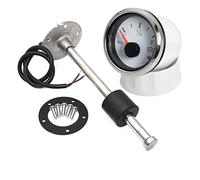 OUTFYT Medidor de Agua con retroiluminación roja 52MM Sensor Nivel 150MM, 200MM, 225MM, 250MM, 300MM, indicador Tanque for Barco,Monitor preciso(GaugeX250mm240-33ohm)