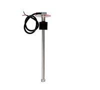 OUTFYT Medidor de Nivel Combustible for Coche LCD 2 en 1 + medidor Voltaje for Sensor Barco Marino 0~190 Ohm con 150 200 225 250 275 300mm,Monitor preciso(300mm Sensor)